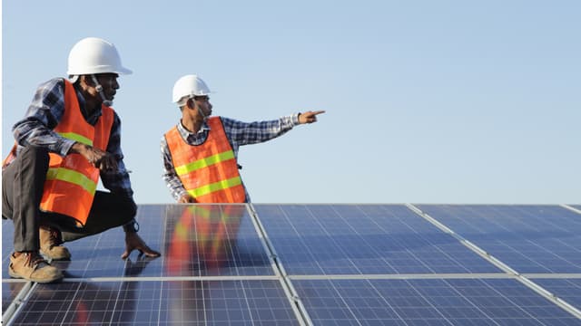 Solar installation process